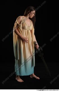 BARBORA STANDING POSE WITH SWORD